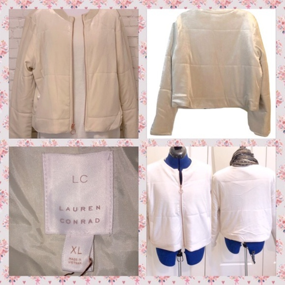 LAUREN CONRAD CREAM JACKET